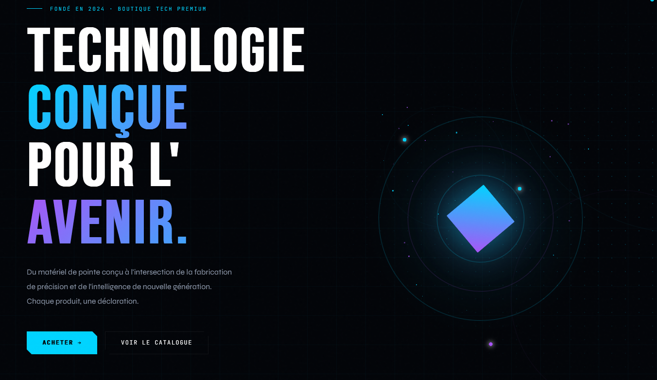 novatech - création web E-commerce Tech par RalpheoStudio